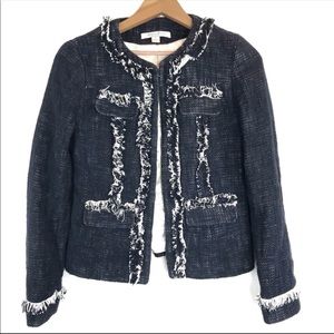 Katherine Barclay Tweed Linen Blend Jacket